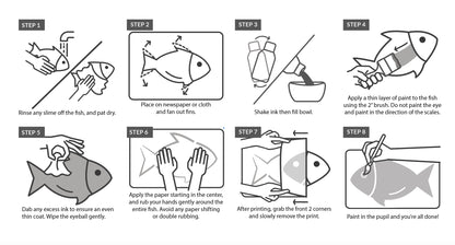 GYOTAKU FISH PRINTING KIT